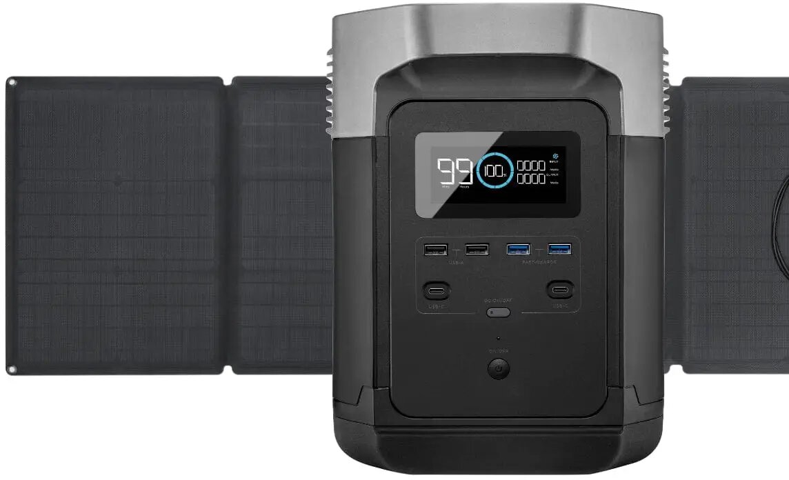  EcoFlow DELTA + two 110W Solar Panels Bundle