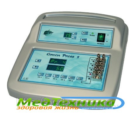 Green Press 12 - Аппарат для медицинского или косметического лимфодренажа с 2 х 12 выходами 