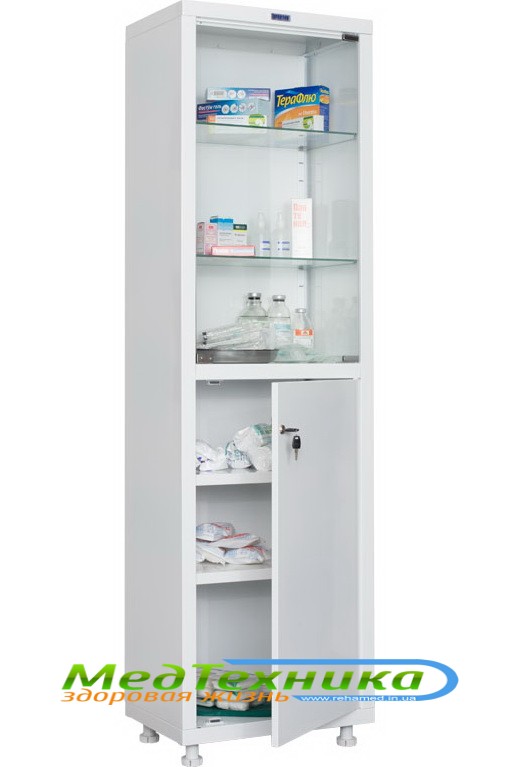 Шкаф медицинский металлический MD 1 (1657/SG)