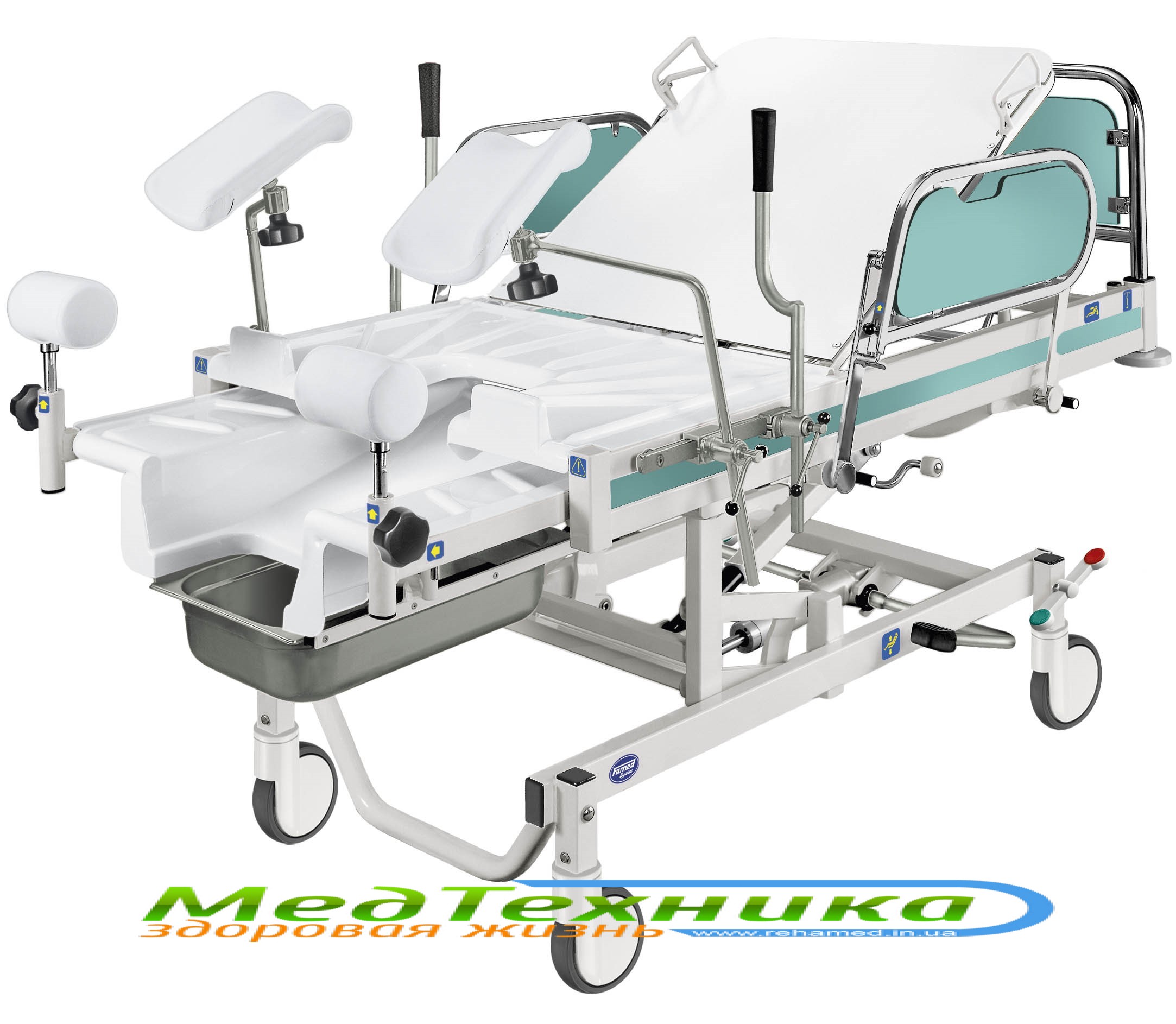 Кровать для приема родов LM-01.0 с гидравлической системой управления