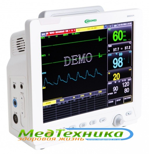 Монітор пацієнта ВМ800А з сенсорним дисплеєм + CO2 (капнографія masimo)
