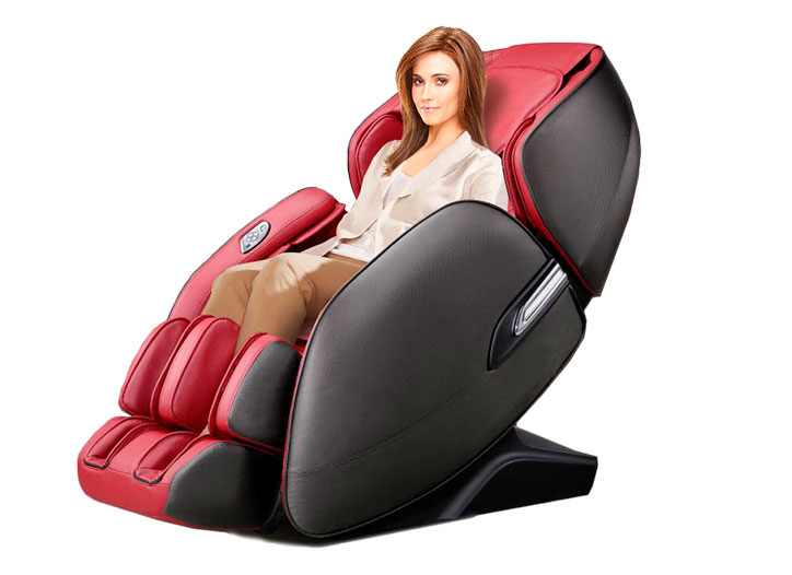 Массажное кресло AlphaSonic II (grey-red) Limited Edition2018