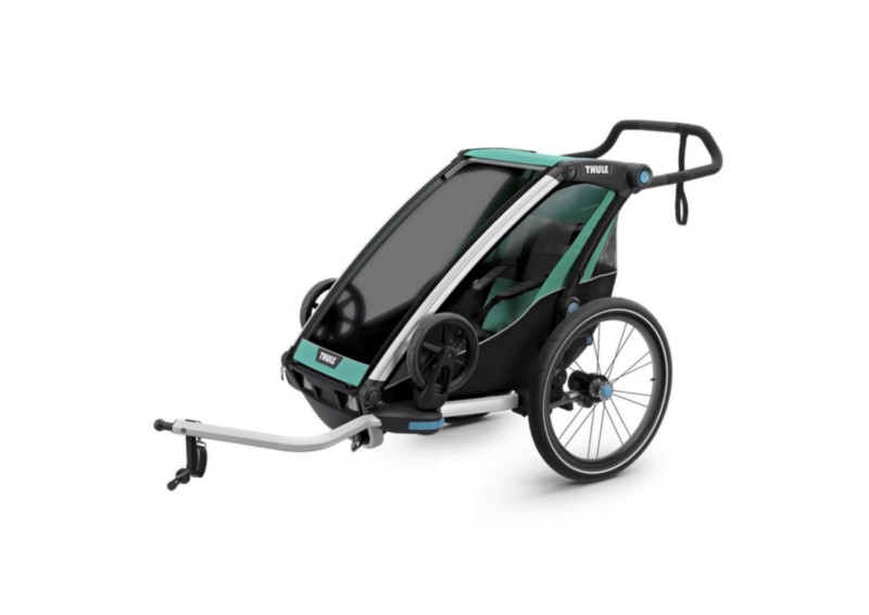Детская коляска Thule Chariot Lite 1 (Blue Grass-Black)