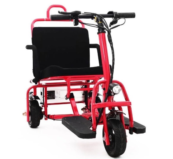 Складной электрический скутер MIRID 36300 (для пожилых людей и инвалидов)