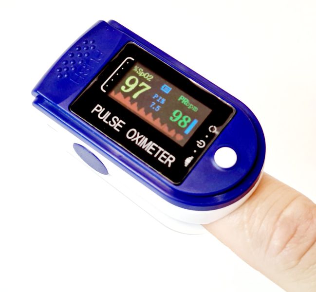 Пульсоксиметр Smart blood oxygen clip с индексом Pi% (2020)
