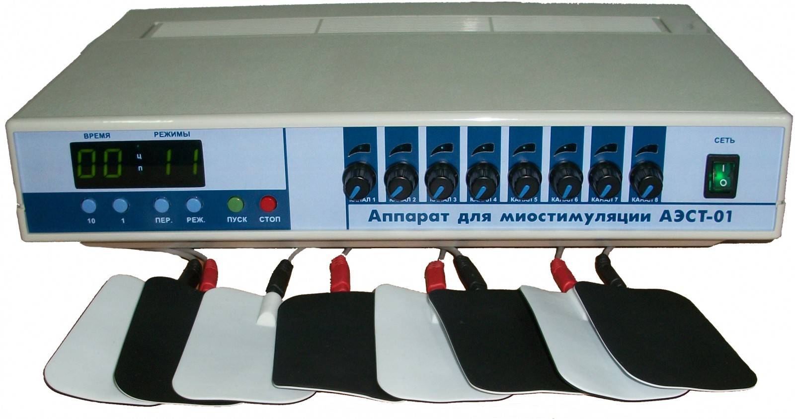 Аппарат для миостимуляции АЭСТ 01 (8-канальный) 