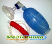 Прибор в сборе с клапаном пациента и впускным клапаном к АДР-1200 (мешок типа АМБУ) 