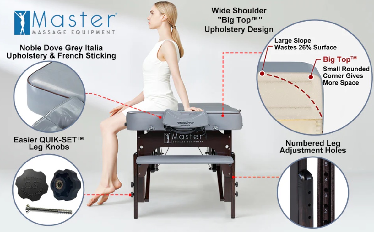   Master Massage Montour LX Dove grey
