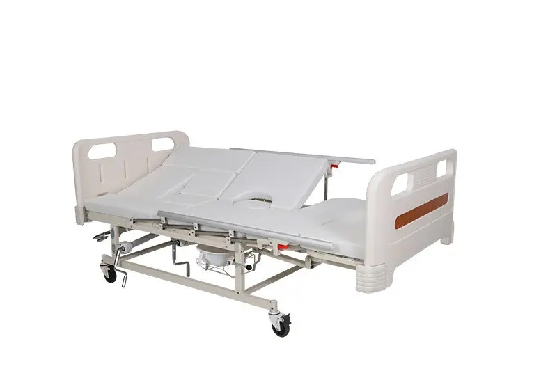 Медичне ліжко з туалетом та бічним переворотом MIRID YD-05. Ліжко для реабілітації інваліда