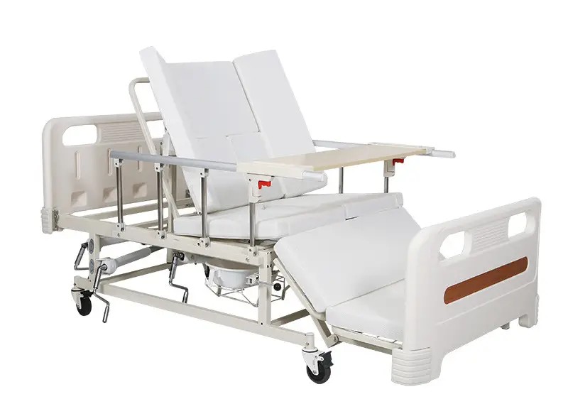 Медичне ліжко з туалетом та бічним переворотом MIRID YD-05. Ліжко для реабілітації інваліда